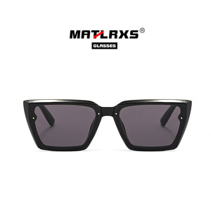 Gafas de sol rectangulares Matlrxs Fashion para mujer Uv400 con protección solar de borde completo 90194 - Product Image 5