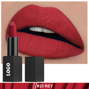 Lápiz Labial Mate al por Mayor en 24 Colores, con Logotipo Privado Personalizado, en Negro, Dorado y Tono Nude, Maquillaje Labial de Terciopelo, Resistente al Agua y de Larga Duración - Product Image 3