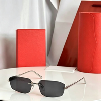 Lunettes de soleil personnalisées, nouvelles, beige et orange, monture carrée intégrale, verres dégradés, métal, style européen et américain, protection UV400, unisexe