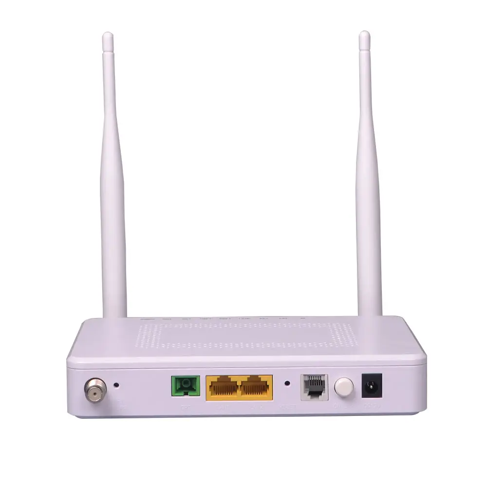 GPON ONU 1GE 1FE WIFI VOIP CATV XPONONUデュアルモードGponONT