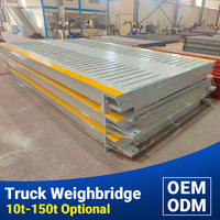 Pèse-pont numérique LCD en acier pour camions, prix usine, 3,2*16m, 100T, 52,49 pieds, haute précision, à vendre