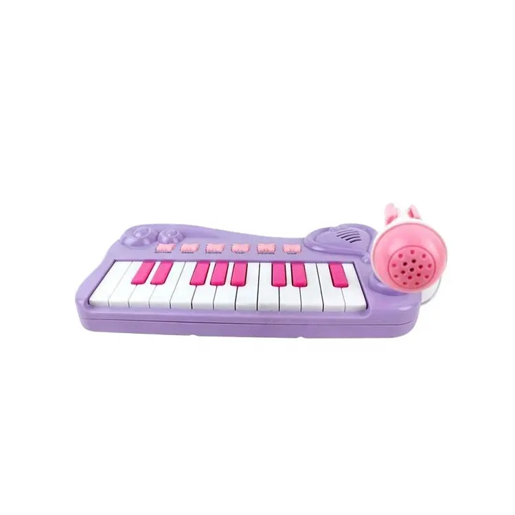 Teclado de piano musical de órgano electrónico, juguete con micrófono, buen precio