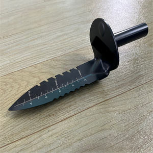 Pala de detector de metales resistente de asistencia de diseño personalizado con paleta manual de detección y excavación de metales de borde dentado Doble - Product Image 2