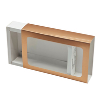 Boîte pliante en carton écologique personnalisée de qualité supérieure pour macarons, biscuits, pâtisseries, chocolats, emballages de boulangerie avec fenêtre