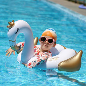 स्विबोबो स्वैन बेबी सीट इंफ्लेटेबल तैराकी बच्चों के तैराकी मॉडल ग्रीष्मकालीन पूल बच्चों के स्विमिंग रिंग मॉडल ग्रीष्मकालीन पूल बच्चों को तैरता - Product Image 1