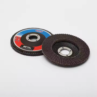 T27-60 #115*22mm disque à lamelles en oxyde d'aluminium calciné pour le soudage des métaux 80 m/s 4 1/2 pouces disque à lamelles pour le poinçonnage des bords