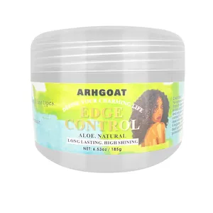 Extra Hold Private Label Barber Shop Manufacturers Hair Beauty Product Free Sample Custom Edge Control For Natural Hair