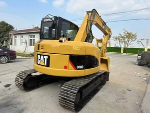 Mini-excavatrice d'occasion CAT 308D, 8 tonnes, excavatrice hydraulique sur chenilles d'occasion avec godet de terrassement de 0,34 m³ - Product Image 3