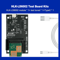 Modul Radar Gelombang Milimeter 60GHz HLK-LD6002 Deteksi Nafas & Detak Jantung Tanpa Kontak untuk Pemantauan Tanda Vital Manusia Secara Real-Time 3.3V