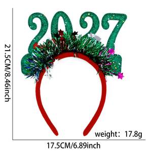 <span class=keywords><strong>Serre</strong></span>-têtes élastiques de <span class=keywords><strong>Noël</strong></span> à motif dessin animé 2027 – Bandeaux extensibles pour les fêtes de fin d'année, accessoires de cheveux pour les fêtes de <span class=keywords><strong>Noël</strong></span> et festivals - Product Image 3