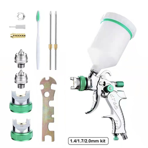 Meilleur pistolet <span class=keywords><strong>à</strong></span> <span class=keywords><strong>peinture</strong></span> professionnel portable 2mm 1.7mm 1.4mm 600cc pistolet <span class=keywords><strong>à</strong></span> <span class=keywords><strong>peinture</strong></span> de voiture détail fin Hvlp pistolet <span class=keywords><strong>à</strong></span> air - Product Image 1