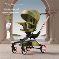 Poussette Bébé Luxe Haut de Gamme Multifonctionnelle Légère Pliable à Quatre Roues en Alliage d'Aluminium Réglable – Vente en Gros