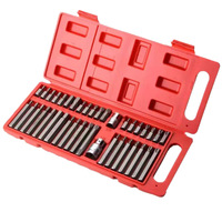 Kit d'outils de voiture avec embouts de tournevis hexagonaux en forme d'étoile et douilles hexagonales, fourni par un fournisseur mondial