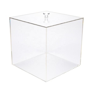 Dayaanee Clear Acrylic Plastic Square Cube 4 Pack Small Acrylic Box With Lid, 2.5x2.5x2.5Inch/65X65X65mm Storage Boxes Organizer Containers For Candy Pill And Tiny Jewelry - View #9