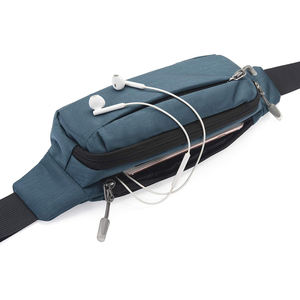 Sac banane de sport de plein air à la mode, logo personnalisé en gros, grande capacité, toile imperméable, sac de course, sac de sport - Product Image 1