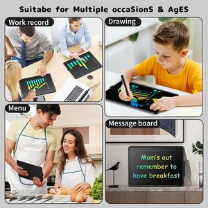 Tableta <span class=keywords><strong>de</strong></span> Escritura LCD Recargable <span class=keywords><strong>de</strong></span> 20 Pulgadas, Portátil, <span class=keywords><strong>de</strong></span> ABS, para Dibujar y Garabatear, para Niños, Estudiantes, Hogar, Oficina, Auto, OEM/ODM - Product Image 5