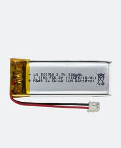 폭발 방지 배터리 501740 300mAh 3.7V 리튬 이온 배터리 어린이 모니터링용 OEM/ODM 공장 직판 - Product Image 2