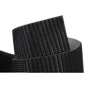 Chất lượng cao màu đen bãi cỏ mô hình băng tải vành đai 6mm dày leo băng tải vành đai hậu cần băng tải - Product Image 3
