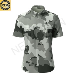 Camisa de Pesca Personalizada para Hombre, Camuflaje, Manga Corta, Impermeable, Transpirable, Ropa de Pesca para Exteriores - Product Image 6