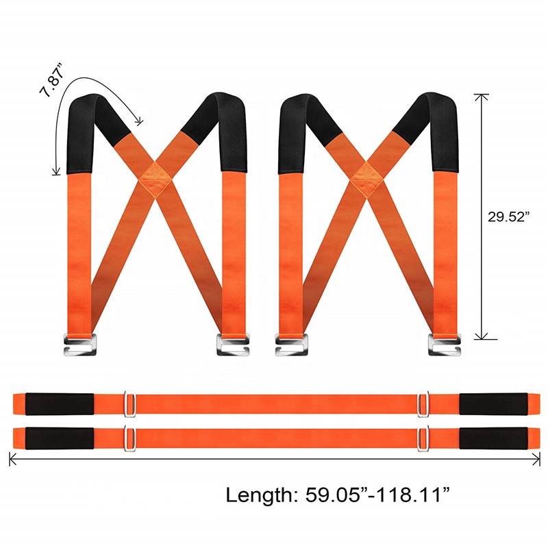 Подъемные перемещение плечевой ремень для переноски 2 человек подъема и перемещения инструмент