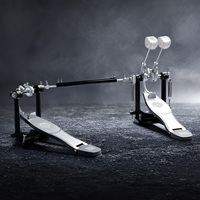 Pédale de Grosse Caisse Double Réglable à Double Chaîne – Instruments et Accessoires de Musique