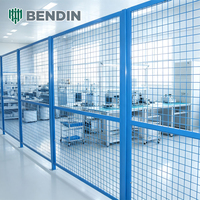 Clôtures de sécurité pour ateliers industriels, clôture en acier à faible teneur en carbone soudée, clôture amovible, équipement de protection galvanisé antirouille