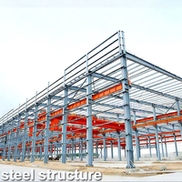 Bâtiment en structure métallique préfabriqué, atelier, entrepôt, structure personnalisée, bâtiments en acier pour usine