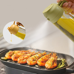 2in1 Glass Spray Oil Sprayer Bottle Spray Oil Dispenser Oil Jar Cruet <b>BBQ</b> Kitchen Baking Roasting Picnic Kitchen <b>Tool</b> - Product Image 6