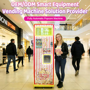 Máquina Expendedora de Palomitas de Maíz Automática con Pantalla Táctil JOYFUNPLAY con 3 Sabores, Máquina de Palomitas de Maíz Comercial Inteligente que Funciona con Monedas para Cine - Product Image 1