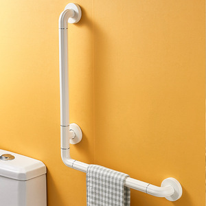 Bathroom Grab Bar <b>Wall</b> <b>Mounted</b> Stainless Steel Anti Slip For Elderly And Disabled 400 Jin Load Capacity Minimalist Design - Product Image 3