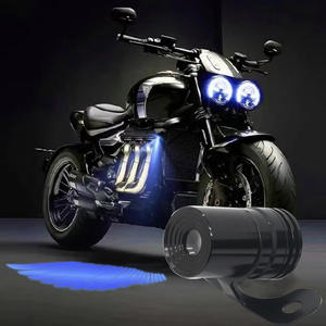 <span class=keywords><strong>Accessoires</strong></span> pour moto, 2 pièces, projecteur LED sous le châssis de la moto, ailes d'ange fantômes, lumière laser, lumière LED pour moto - Product Image 5