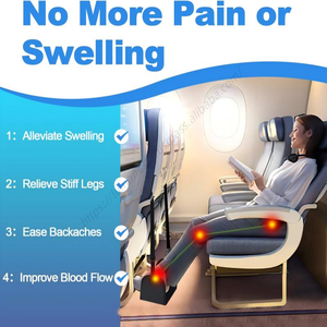 ที่พักเท้าแบบเมมโมรี่โฟมสำหรับเครื่องบิน ขายส่ง อุปกรณ์เสริมสำหรับการเดินทางบนเครื่องบินเพื่อการพักผ่อนของเท้า - Product Image 3