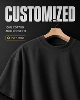 T-shirt Homme Personnalisé en Coton 100% de Haute Qualité, Coupe Décontractée Épaules Tombantes, Oversize, Coton Épais, Style Streetwear, Vente en Gros