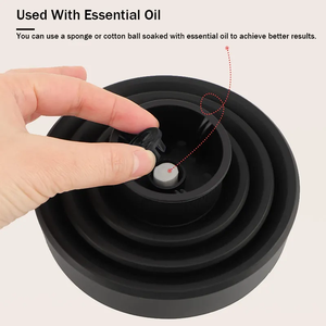 シリコン折りたたみ式ヘアブロワーディフューザープロのハンドシェイプカールヘアドライヤーディフューザーツールディフューザー付きヘアドライヤー用 - Product Image 5