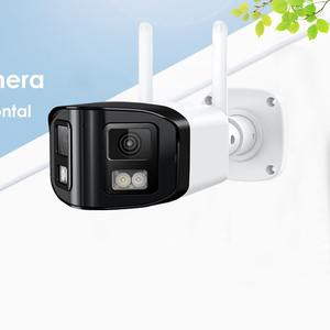 180 °   Weitwinkel-Außenüberwachungskamera IP66 Wasserdichte WLAN-Bullet-Kamera mit Vollfarb-Nachtsicht 10m Bewegungserkennung 128G SD-Karte - Product Image 2