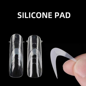 French Nail Sticker Guides Silicone Pad Quick Building Dual Form Soft Mold Extension Tips - Product Image 5