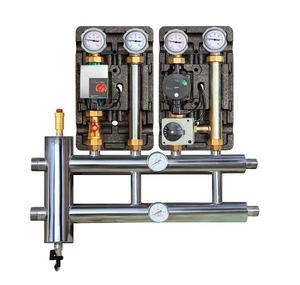इलेक्ट्रॉनिक मिक्सिंग वाल्व के साथ थर्मोस्टैटिक फिक्स्ड तापमान मिक्सिंग पंप यूनिट - Product Image 1