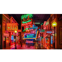 Enseigne néon LED de bienvenue en acier inoxydable et acrylique, personnalisable pour entreprises, devantures de magasins, fleuristes, bars, salons