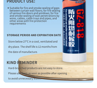 Guzhan 818 Scellant silicone ignifuge de qualité supérieure, résistant aux intempéries, neutre pour la construction, étanchéité ignifuge