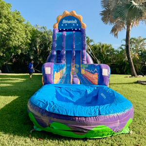 Thiết kế mới trượt nước <span class=keywords><strong>Inflatable</strong></span> với phun nước tiktok trượt nước hồ bơi đôi Lane <span class=keywords><strong>Inflatable</strong></span> trượt nước để bán - Product Image 6