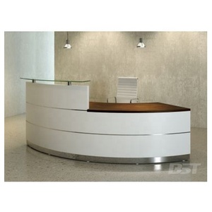 Thiết Kế Đơn Giản Kính Dịch Vụ Truy Cập Bề Mặt Rắn Nhỏ Văn Phòng Tiếp Nhận Bảng - Product Image 2