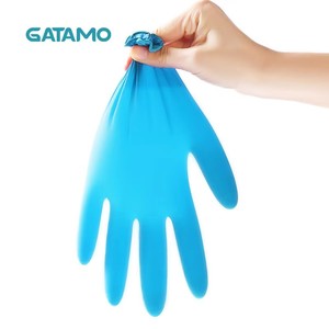 Gants en nitrile synthétique SS033 XS, gants en nitrile mélangés sans poudre, gants en <span class=keywords><strong>vinyle</strong></span> nitrile <span class=keywords><strong>bleu</strong></span> - Product Image 2