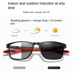 <span class=keywords><strong>Gafas</strong></span> de lectura multifocales <span class=keywords><strong>progresivas</strong></span> fotocromáticas de estilo deportivo TR90 de moda con bisagra de resorte - Product Image 5