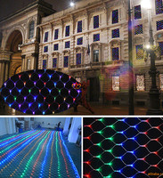 Guirlande lumineuse de Noël 220V, effet scintillant, bleu, haute luminosité, 144 LED, IP65, étanche, pour plafond, arbre, mariage