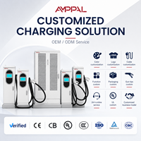 Chargeur ultra haute puissance AMPPAL 240KW-720KW certifié Ocpp Ce, station de charge rapide pour voitures électriques DC, réponse rapide, usage commercial