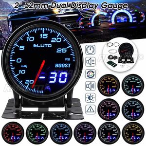 ELUTO 2'' 52mm Medidor de Coche para Turbo Boost PSI/BAR, Temperatura del Agua, Presión del Aceite, Temperatura del Aceite, Tacómetro, Voltaje, Temperatura de Gases de Escape 12V - Product Image 1