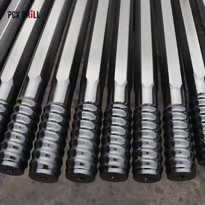 3700mm R38/T38-Hex32-R32 Drill Rod Factory price Chinese-supplier Mining Machine Parts Rock Drill Rod Thread Drill Rod