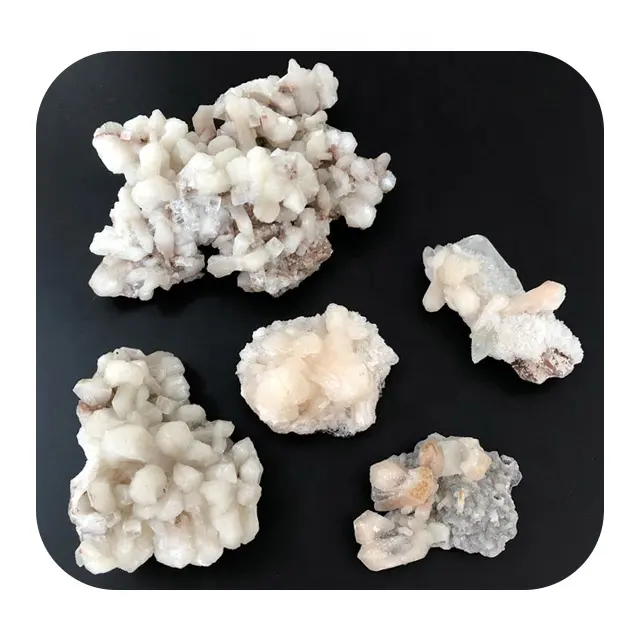 थोक उच्च गुणवत्ता प्राकृतिक हीलिंग पत्थर किसी न किसी apophyllite जिओलाइट कच्चे सफेद क्रिस्टल और खनिजों