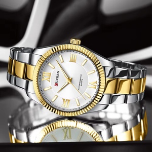 Montre de mode CURREN 8453 pour homme avec aiguilles lumineuses, bracelet fin en acier inoxydable, montre-bracelet à quartz, nouvelle montre - Product Image 3