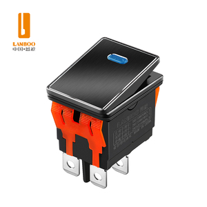 สวิตช์โยกแบบมีไฟแสดงสถานะ เปิด-ปิด ขนาด 28*22 มม. 28*10.5 มม. 19*13 มม. 12V พร้อมไฟ LED สีแดง เขียว น้ำเงิน เหลือง - Product Image 2